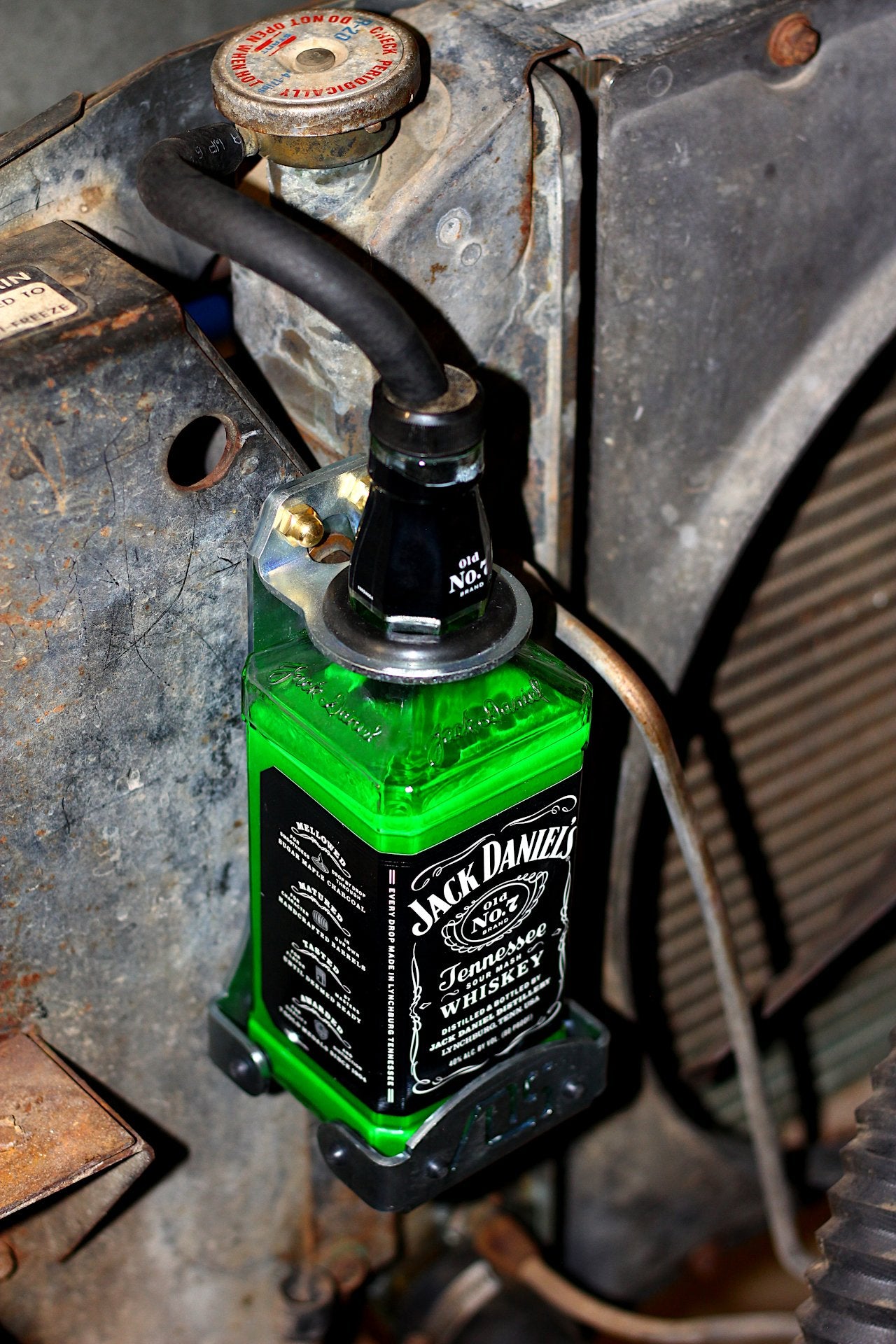 JD Coolant Catch - Installed