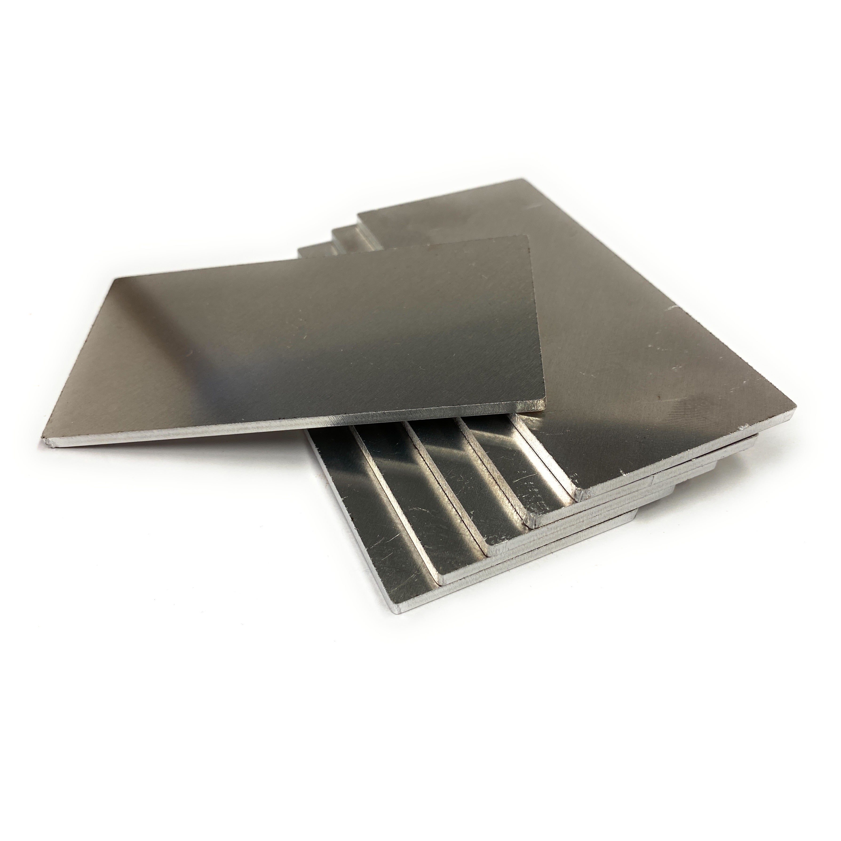 Welding Coupons - 1/8" 5052 Aluminum - 2 by 4 Inch (2"X4") - 6 Pack