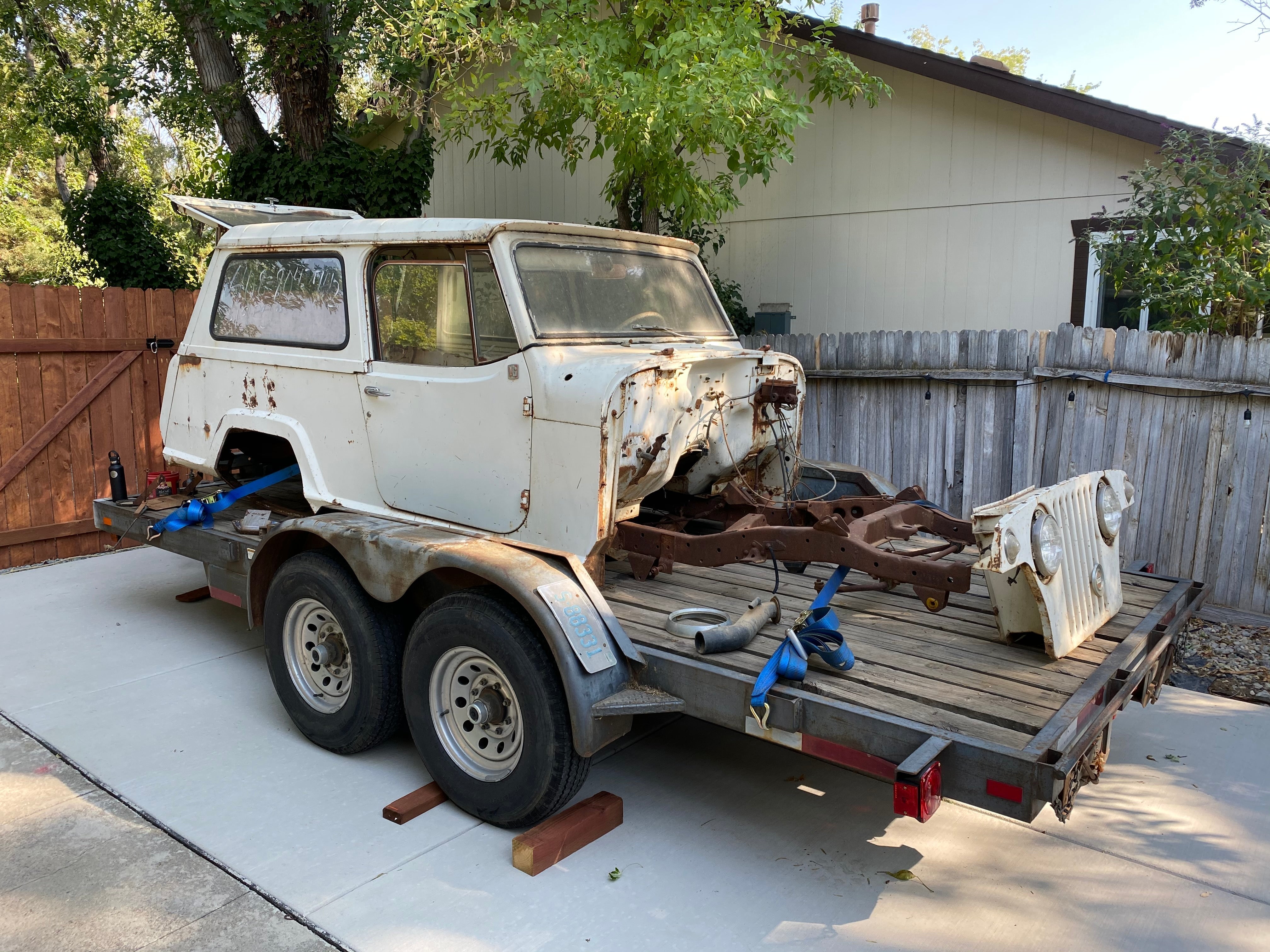 The Junkyard Jeepster Part 1: Frame Build