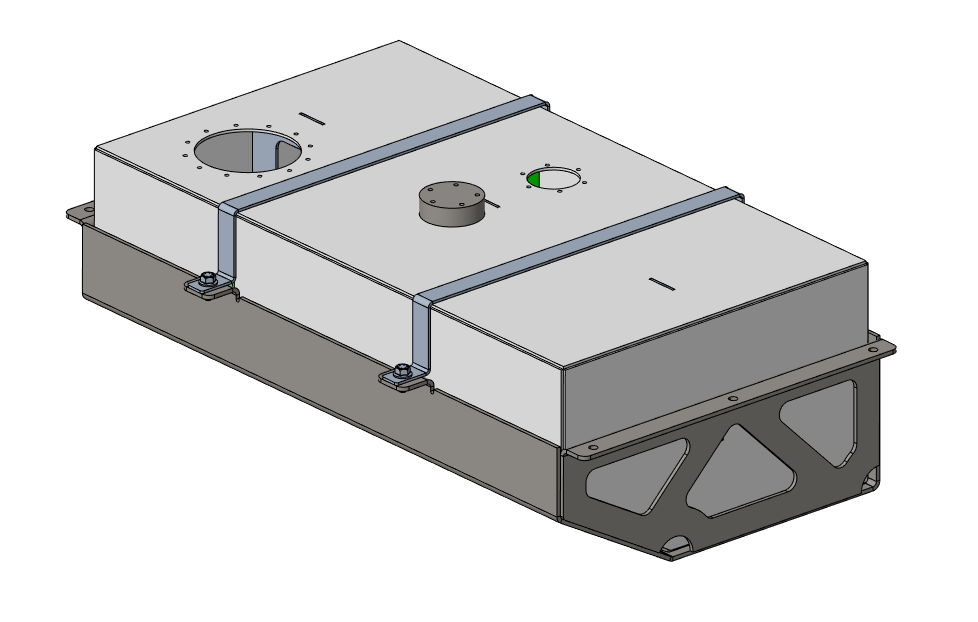 Jeepster Fuel Cell & Skid - Rear Hatch Fill 20 Gallons (Coming Soon!)
