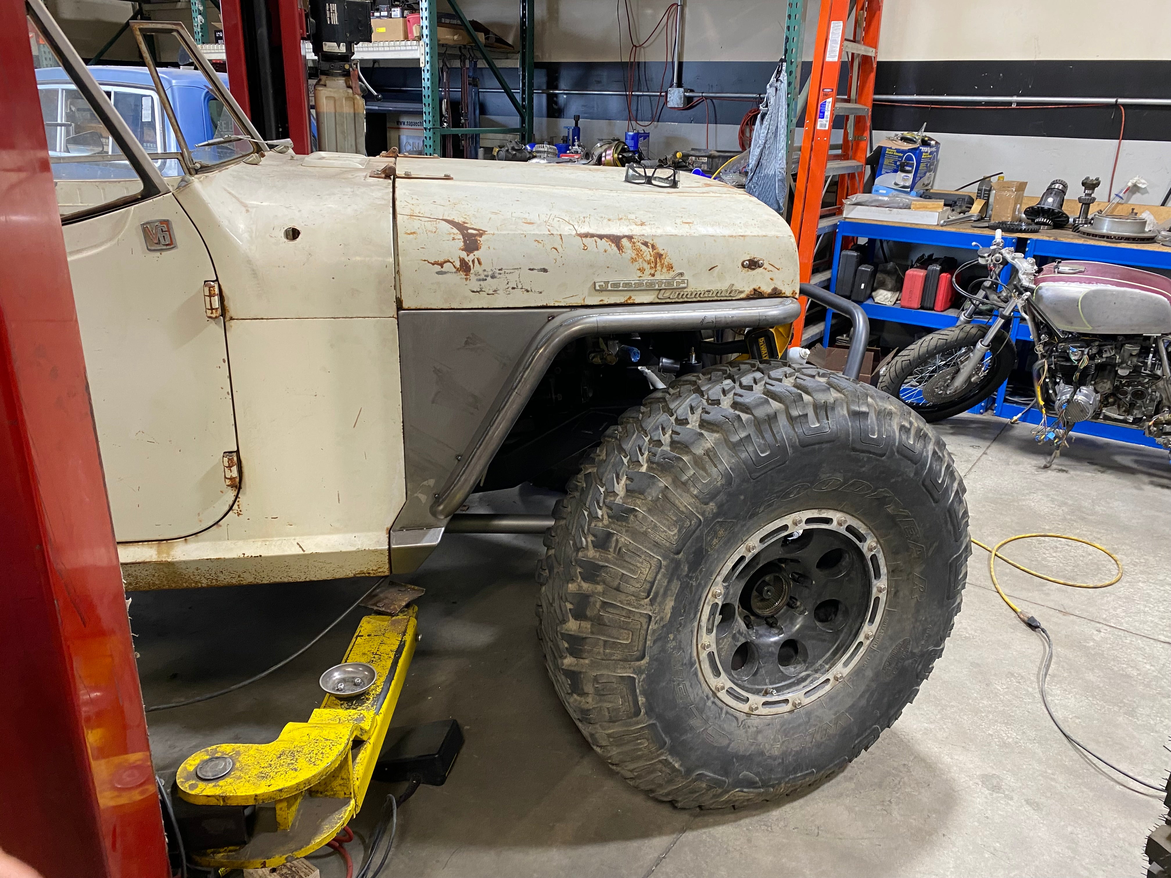 Jeepster Front Tube Fenders - High Clearance