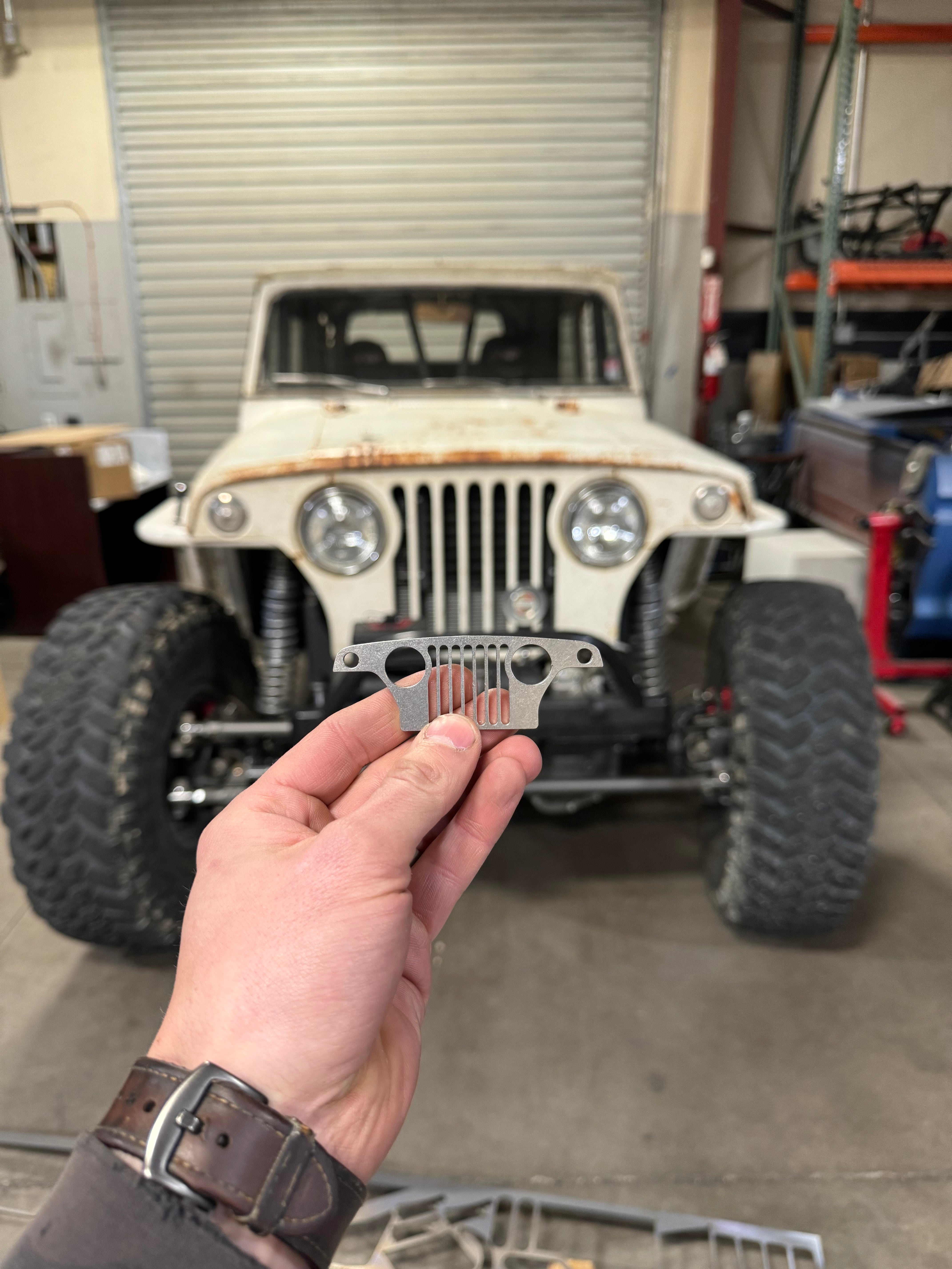 Jeepster Grille Keychain