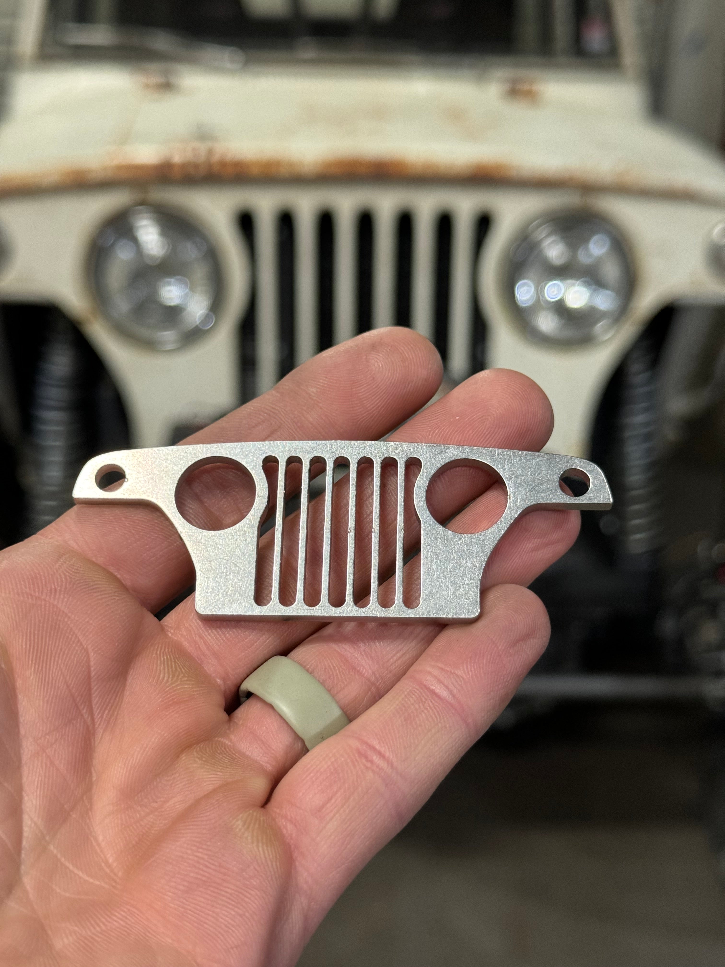 Jeepster Grille Keychain