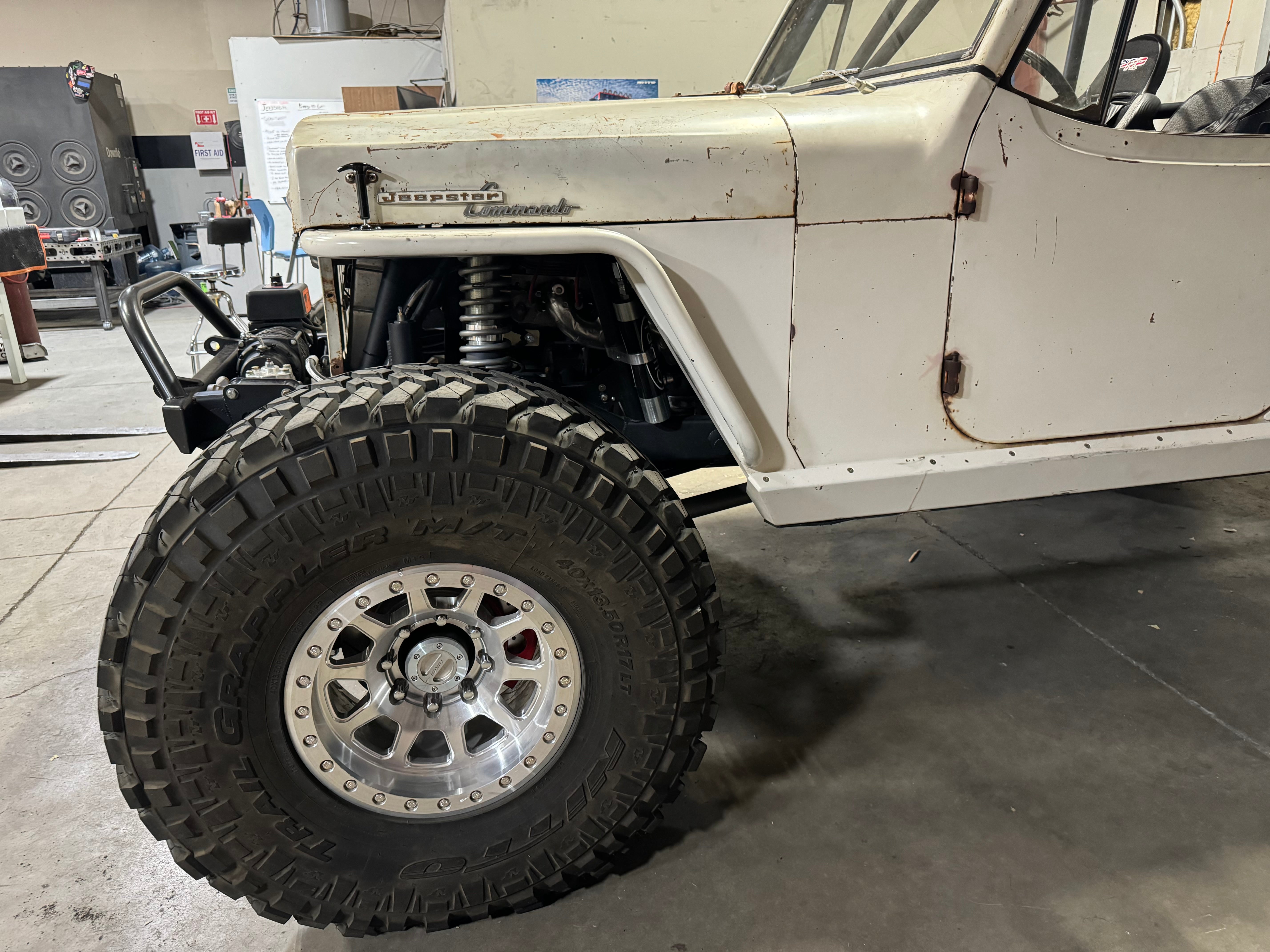 Jeepster Front Tube Fenders - High Clearance