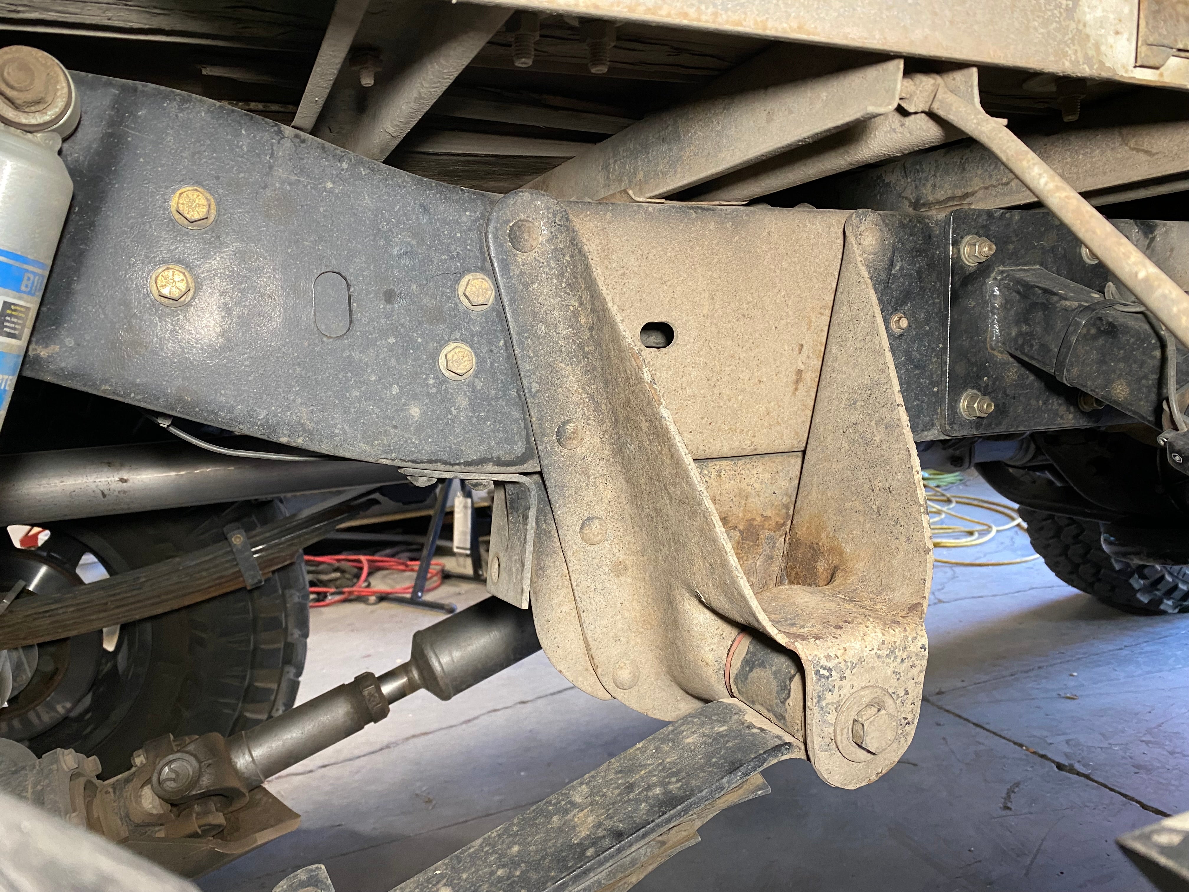 73-87 K10 Rear Spring Hangers