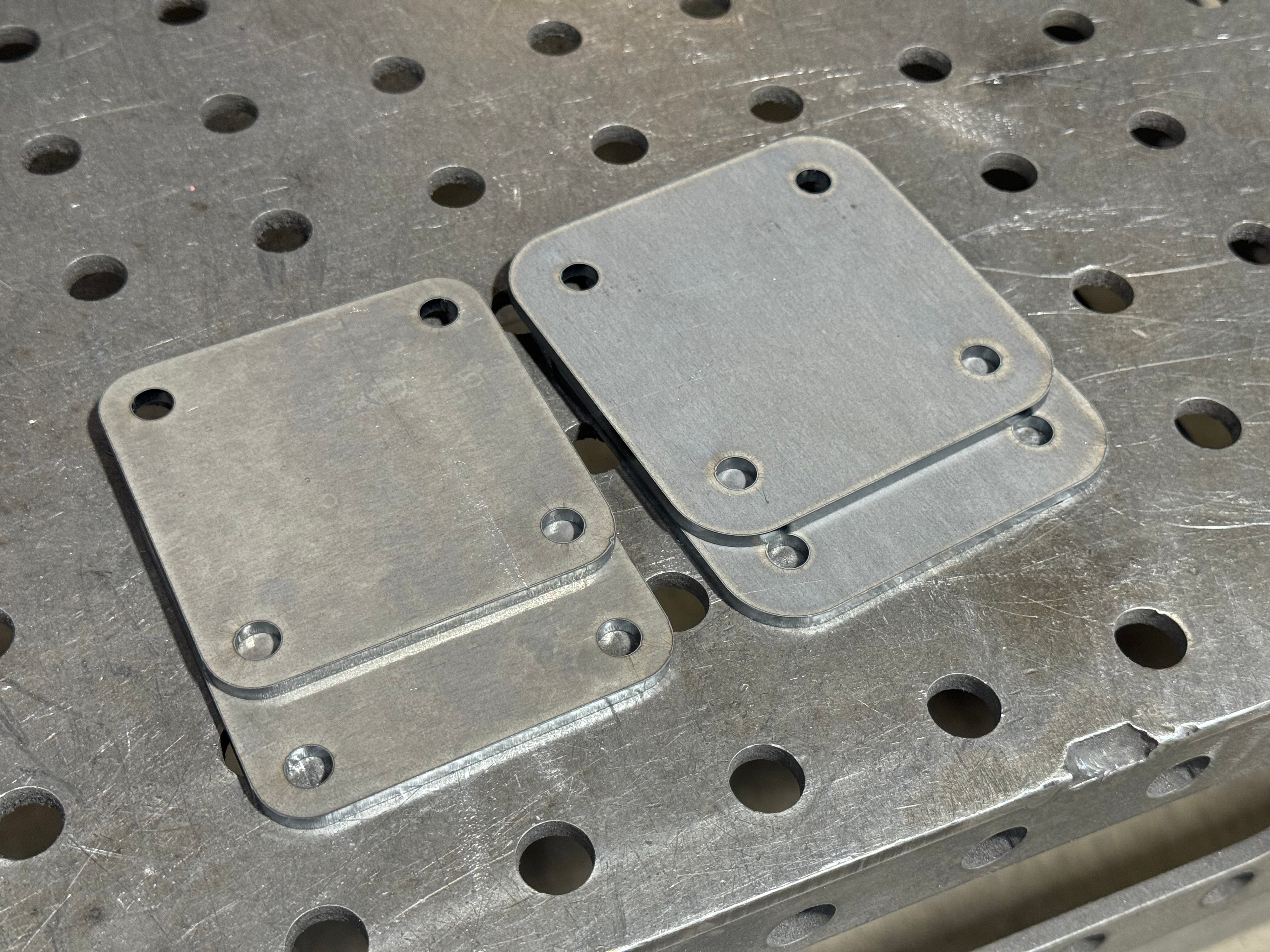 Roll Cage Sandwich Plates - 4"x4"