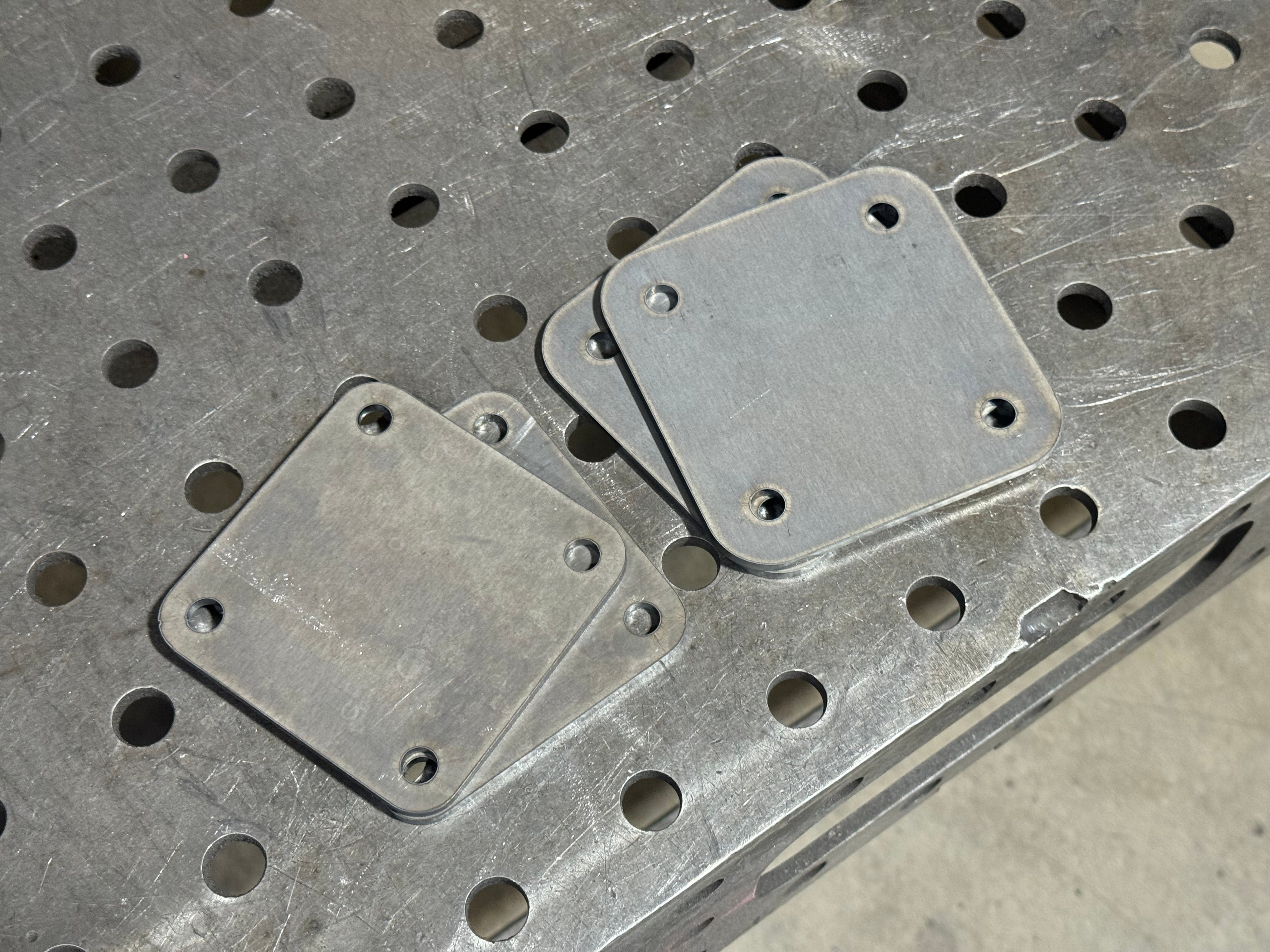 Roll Cage Sandwich Plates - 4"x4"