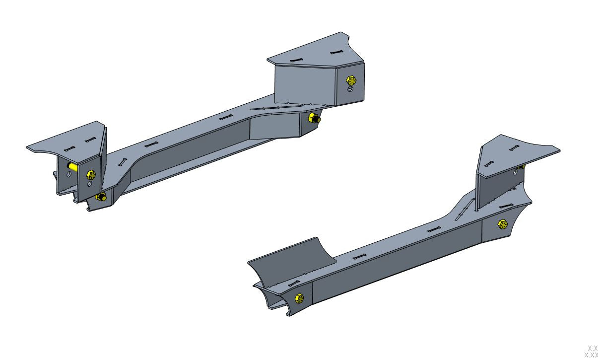 Jeepster Subframe Link Mounts - 3 Link Front - 4 Link Rear