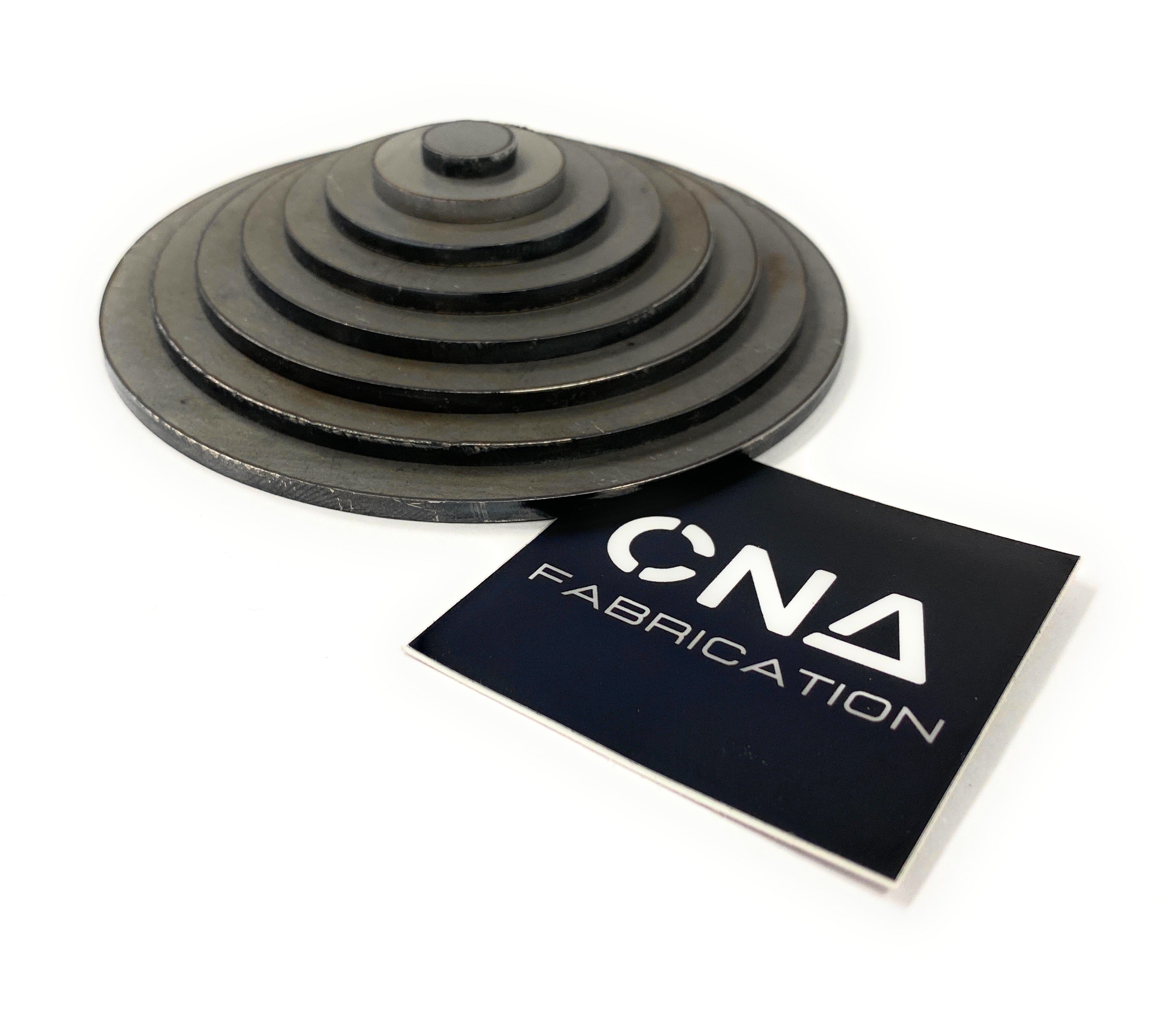 Welding Kit - Lap Joint Trainer - Stacking Circles - 4 Inch Base - 11 Gauge (1/8") Mild Steel